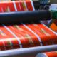 Flexo press for printing label